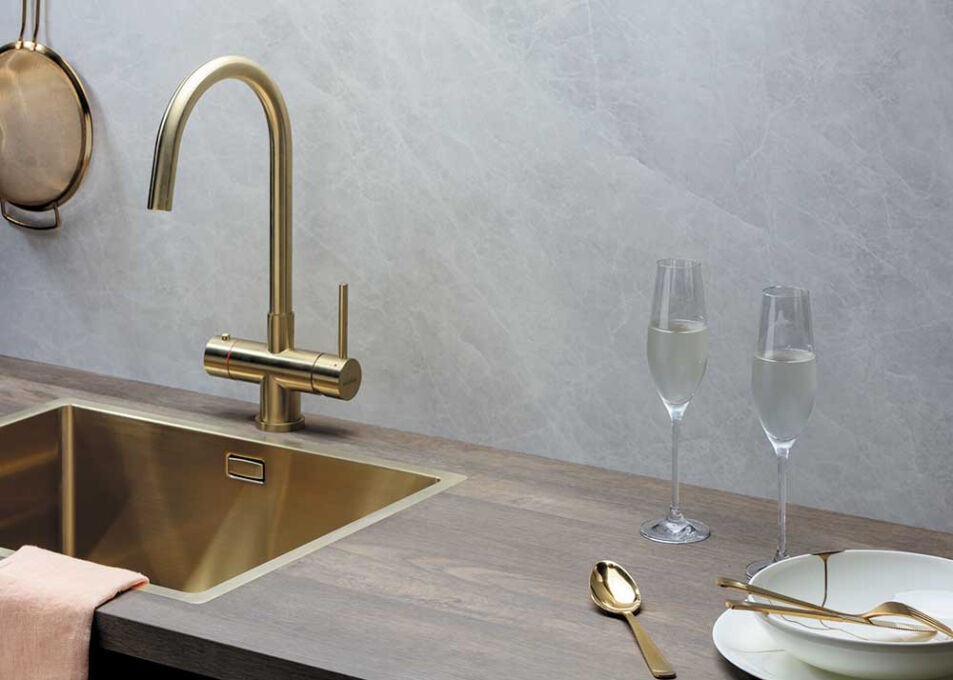 Kunststof Dekker Decor Top Groove Top Laminaat Inverno Selsiuz Gold